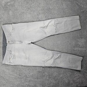 Kuhl Kanvus Jean Mens 40x32 Light Grey PatinaDye 5Pocket Button Casual Rugged‎